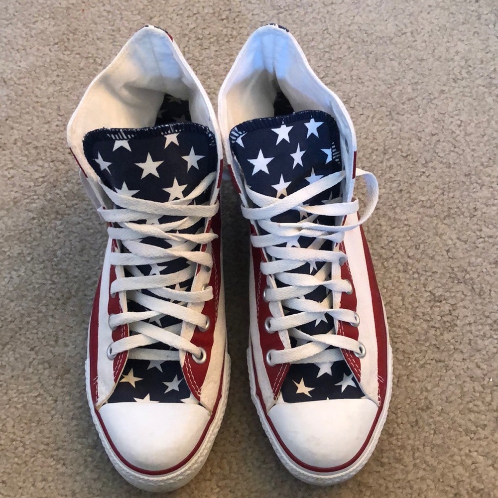 American Flag Hightop Converse